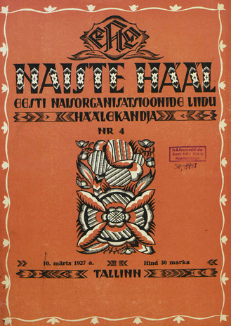 Naiste Hääl ; 4 1927-03-10