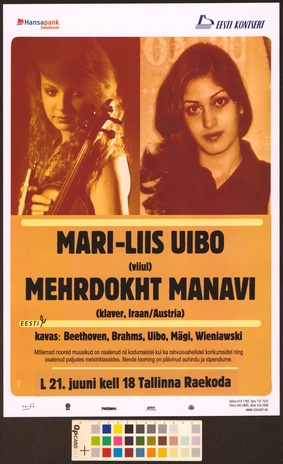 Mari-Liis Uibo, Mehrdokht Manavi