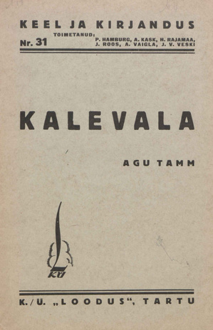 Kalevala [Keel ja kirjandus ; 31 1935]