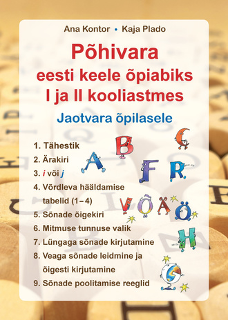 Põhivara eesti keele õpiabiks I ja II kooliastmes : jaotvara õpilasele 
