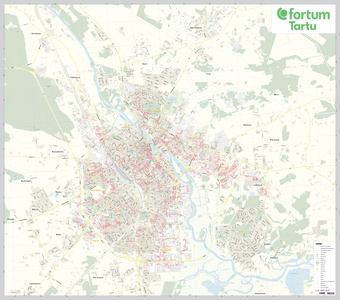 Fortum Tartu : [soojustrasside kaart], 2017 