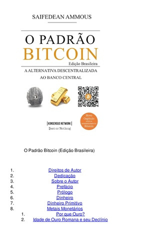 O Padrão Bitcoin : a alternativa descentralizada ao banco central 