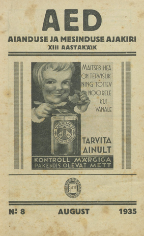 Aed : aianduse ajakiri ; 8 1935-08