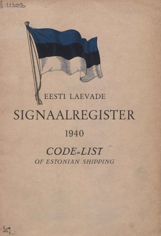 Eesti laevade signaalregister = Code-list of Estonian shipping ; 1940