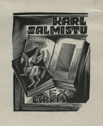 Karl Salmistu ex libris 