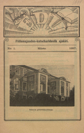 Edu : põllumajandus-kutsehariduslik ajakiri ; 1 1927-03