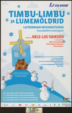 Timbu-Limbu ja lumemöldrid : Lasteekraani Muusikastuudio