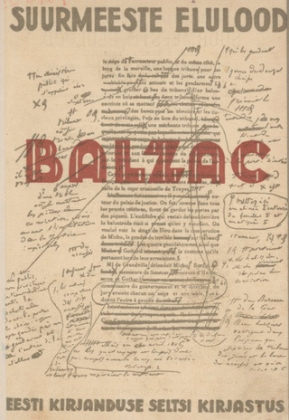 Honoré de Balzac : elu ja looming