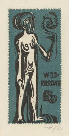 W.J.J. Rossum ex libris 