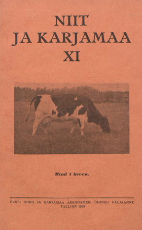 Niit ja karjamaa ; 11 1939