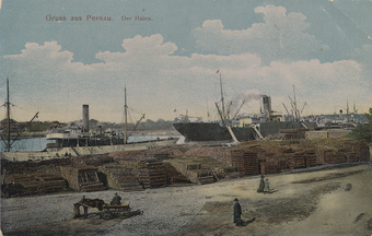 Gruss aus Pernau : der Hafen