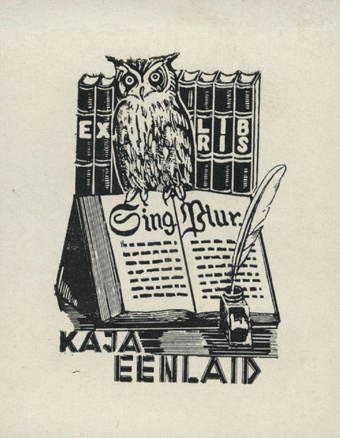 Ex libris Kaja Eenlaid 