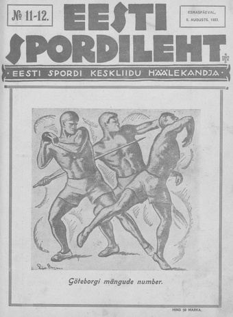 Eesti Spordileht ; 11/12 1923-08-06