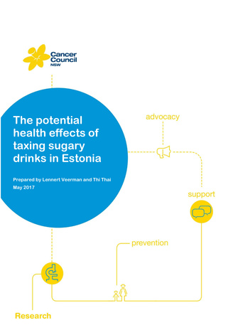 The potential health effects of taxing sugary drinks in Estonia