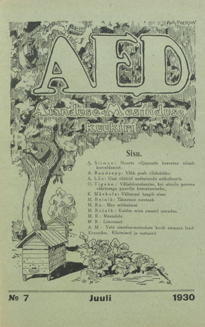 Aed : aianduse ajakiri ; 7 1930-07