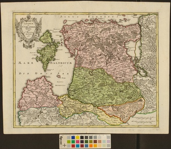 Livoniae et Curlandiae Tabula