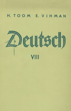 Deutsch : VIII