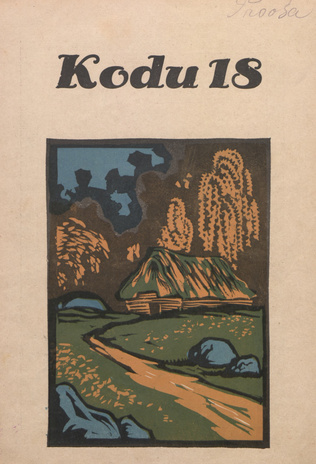 Kodu : perekondlik kirjanduse, teaduse ja kunsti ajakiri ; 18 1933-09