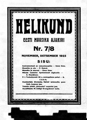 Helikund ; 7-8 1923-11/12