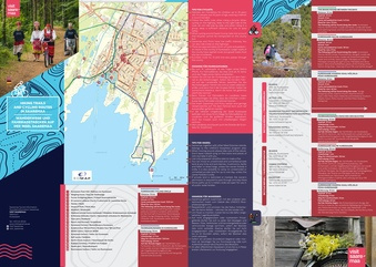 Hiking trails and cycling routes in Saaremaa = Wanderwege und Fahrradstrecken auf der Insel Saaremaa 