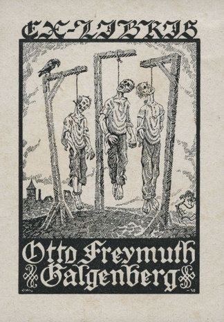 Ex-libris Otto Freymuth Galgenberg 