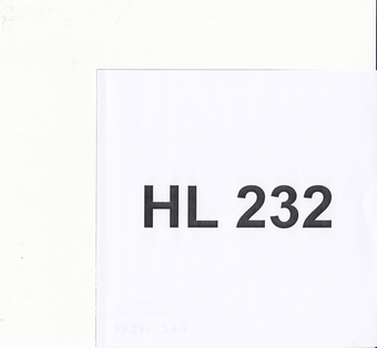 HL 232 : Eesti Muusikafondi heliarhiiv