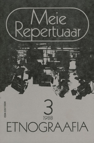 Meie repertuaar : Eesti NSV Rahvaloomingu ja Kultuuritöö Teadusliku Metoodikakeskuse väljaanne ; 3 1988-03