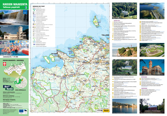 Harjun maakunta : Tallinnan ympäristö : matkailukartta 