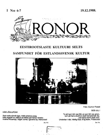 Ronor ; 6-7 1988-12-19
