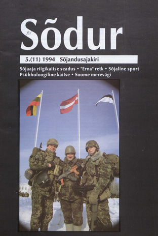 Sõdur : Eesti sõjandusajakiri ; 5(11) 1994