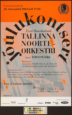 Tallinna Noorteorkestri jõulukontsert