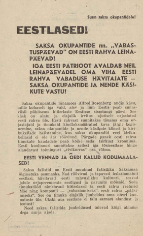 Eesti ajalugu : varia 