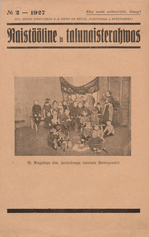 Naistööline ja talunaisterahvas ; 2 1927