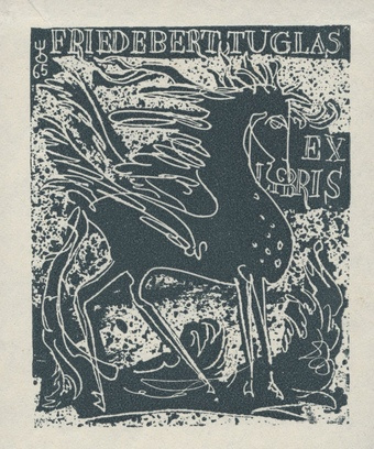 Friedebert Tuglas ex libris 