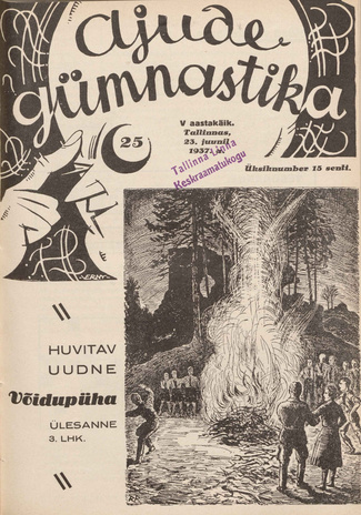 Ajude Gümnastika : ristsõnamõistatuste ajakiri ; 25 1937-06-23