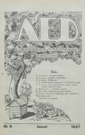 Aed : aianduse ajakiri ; 6 1927-06