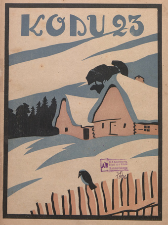 Kodu : perekondlik kirjanduse, teaduse ja kunsti ajakiri ; 23 (85) 1924-12