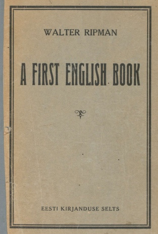 A first English book