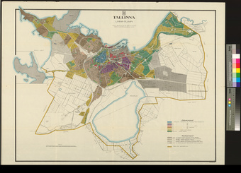 Tallinna linna plaan : kuulub Riigi teataja nr. 59, 1932. a. avaldatud linna Ehitusmääruse juurde