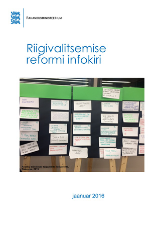 Riigivalitsemise reformi infokiri ; nr. 1 (jaanuar 2016)