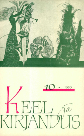 Keel ja Kirjandus ; 10 1980-10