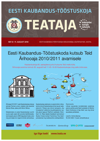 Eesti Kaubandus-Tööstuskoja Teataja ; 13 2010-08-11