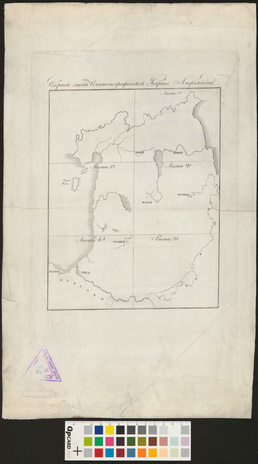 Сборный лист семитопографической карты Лифляндии
