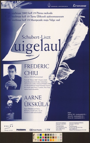 Schubert-Liszt Luigelaul : Frederic Chiu, Aarne Üksküla 