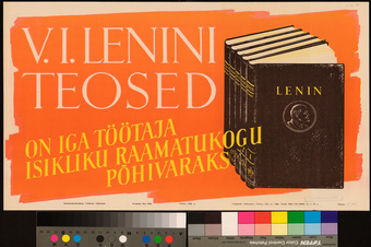 V. I. Lenini teosed on iga töötaja isikliku raamatukogu põhivaraks
