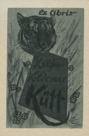Ex libris Lilja Voldemar Kütt 