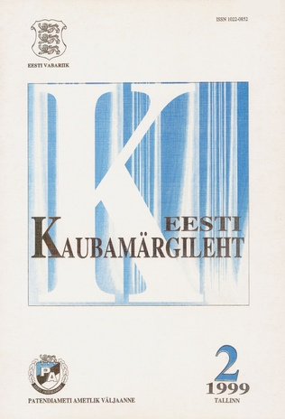 Eesti Kaubamärgileht ; 2 1999-02