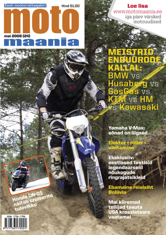 Motomaania : Eesti mootorrattaajakiri ; 24 2009-05