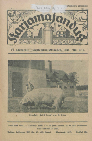 Karjamajandus ; 9-10 1931-10