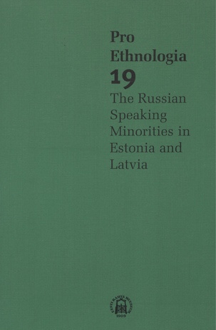 The Russian speaking minorities in Estonia and Latvia